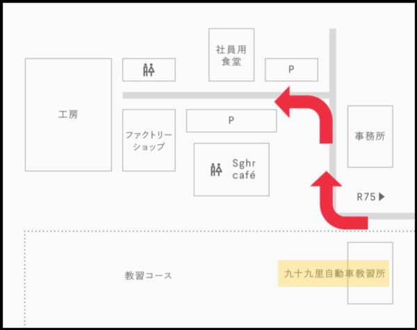 sugaharagalass-parking-map